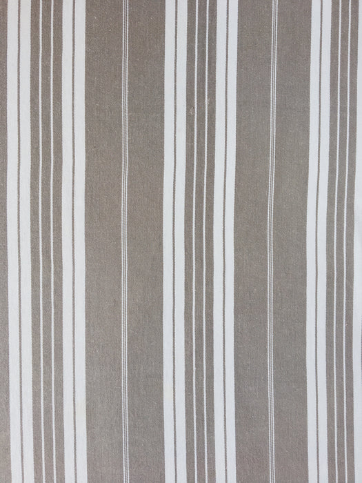Grey and white striped ticking. Spain c.1900 - Lot of 4 pieces