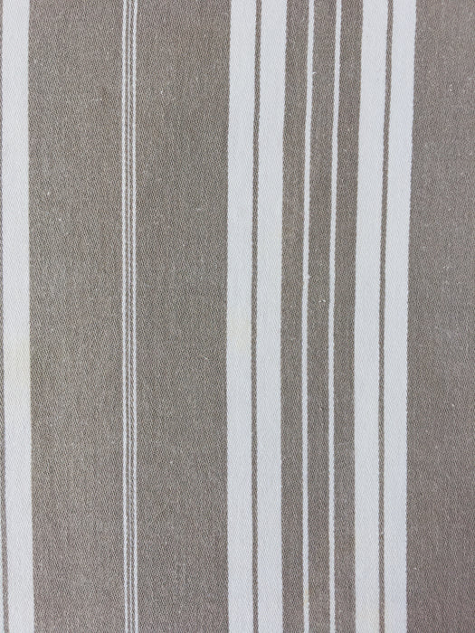 Grey and white striped ticking. Spain c.1900 - Lot of 4 pieces