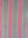 Red and beige striped ticking. Spain c.1900 - Lot of 2 pieces