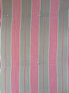 Red and beige striped ticking. Spain c.1900 - Lot of 2 pieces