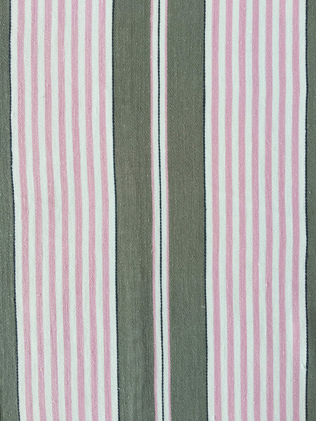NeutralFALSE Stripes Antique European Ticking Fabric Recovered Panels REC-RA-BEIGE-016 - Ticking Depot