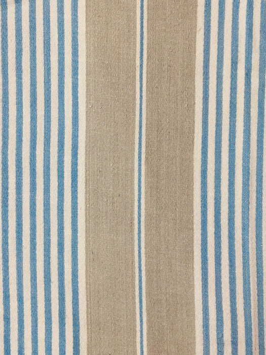 NeutralFALSE Stripes Antique European Ticking Fabric Recovered Panels REC-RA-BEIGE-021 - Ticking Depot