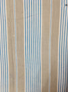 Light blue and beige striped ticking. Spain c.1900
