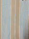 Light blue and beige striped ticking. Spain c.1900