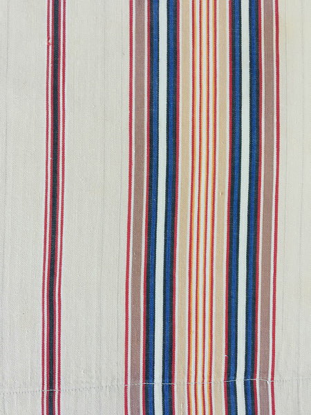 NeutralFALSE Stripes Antique European Ticking Fabric Recovered Panels REC-RA-BEIGE-023 - Ticking Depot