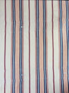 Red, blue and beige striped ticking. Spain c.1950 - Lot of 2 pieces