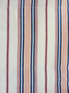 Red, blue and beige striped ticking. Spain c.1950 - Lot of 2 pieces