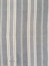 Gray and white striped ticking. Spain c.1900 - Lot of 2 pieces