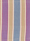 Lilac, blue and beige striped ticking. Spain c.1950 - 133×82 cm