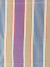 Lilac, blue and beige striped ticking. Spain c.1950 - 133×82 cm