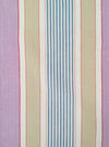 Lilac, blue and beige striped ticking. Spain c.1950 - Lot of 3 pieces