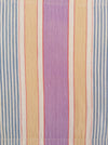 Lilac, blue and beige striped ticking. Spain c.1950 - 108×91 cm