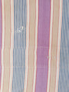 Lilac, blue and beige striped ticking. Spain c.1950 - Lot of 3 pieces