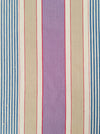 Lilac, blue and beige striped ticking. Spain c.1950 - Lot of 3 pieces