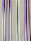 Lilac, blue and beige striped ticking. Spain c.1950 - Lot of 2 pieces
