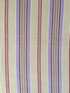Lilac, blue and beige striped ticking. Spain c.1950 - Lot of 2 pieces
