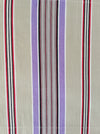 Lilac, blue and beige striped ticking. Spain c.1950 - Lot of 2 pieces