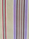 Lilac, blue and beige striped ticking. Spain c.1950 - Lot of 2 pieces