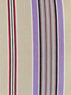 Lilac, blue and beige striped ticking. Spain c.1950 - Lot of 7 pieces