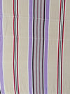 Lilac, blue and beige striped ticking. Spain c.1950 - Lot of 7 pieces