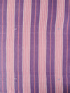 Lilac and pink striped ticking. Spain c.1950 - 130×140 cm
