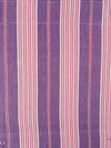 Lilac and pink striped ticking. Spain c.1950 - 130×140 cm