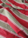 Ticking in beige and red stripes. Spain c.1950 - Lot of 4 pieces