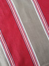 Ticking in beige and red stripes. Spain c.1950 - Lot of 4 pieces