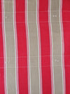 Ticking in beige and red stripes. Spain c.1950 - Lot of 3 pieces