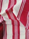 Ticking in beige and red stripes. Spain c.1950 - Lot of 2 pieces