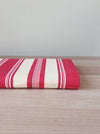 Ticking in beige and red stripes. Spain c.1950 - Lot of 2 pieces