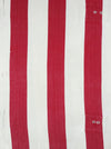Ticking with wide stripes red and white. Spain c.1950