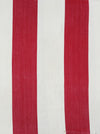 Ticking with wide stripes red and white. Spain c.1950
