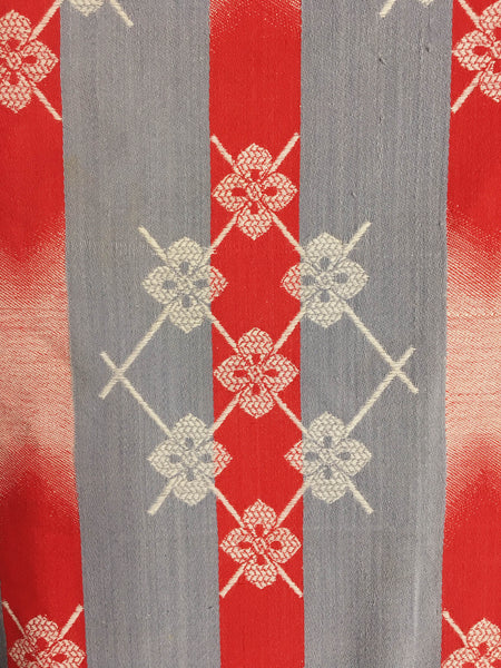 Red Stripes Antique European Ticking Fabric Recovered Panels REC-RA-ROJO-029 - Ticking Depot