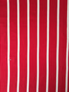 Ticking in white and red stripes. Spain c.1950 - Lot of 4 pieces
