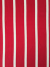Ticking in white and red stripes. Spain c.1950 - Lot of 4 pieces