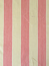 Red striped ticking. Spain c.1900 - Lot of 3 pieces