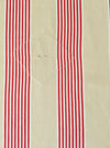 Red striped ticking. Spain c.1900 - Lot of 3 pieces