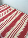 Red striped ticking. Spain c.1900 - Lot of 3 pieces