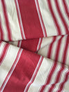 Red striped ticking. Spain c.1900 - Lot of 3 pieces