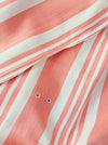 Ticking in white and pink stripes. Spain c.1950 - Lot of 2 pieces
