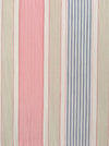 Ticking in white, beige and pink stripes. Spain c.1950 - Lot of 2 pieces