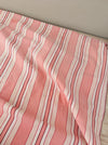 Ticking in light and dark pink stripes. Spain c.1940 - Lot of 2 pieces