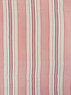 Ticking in light and dark pink stripes. Spain c.1940 - Lot of 2 pieces