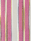 Ticking in hot pink and gray stripes. Spain c.1940 - 48×123 cm
