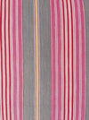 Ticking in hot pink and gray stripes. Spain c.1950 - Lot of 2 pieces