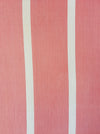 Ticking in pink and white stripes. Spain c.1950 - Lot of 2 pieces