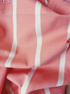 Ticking in pink and white stripes. Spain c.1950 - Lot of 2 pieces