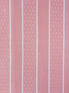 Ticking in pink and white stripes. Spain c.1950 - 102×72 cm