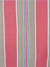 Ticking in pink and beige stripes. Spain c.1950 - 95×180 cm